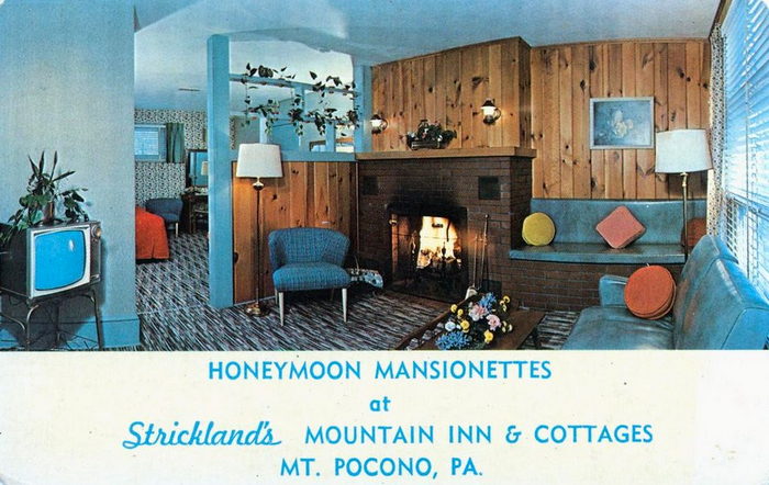 Stricklands Mountain Inn and Cottages - Vintage Postcard And Photo